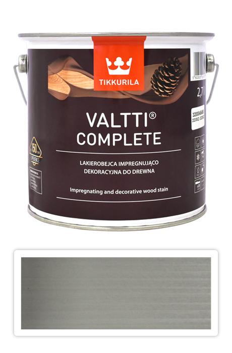 TIKKURILA Valtti Complete - matná tenkovrstvá lazura s ochranou proti UV záření 2.7 l Kaste 5081 TIKKURILA