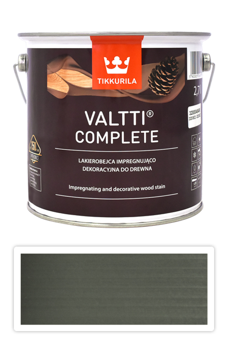 TIKKURILA Valtti Complete - matná tenkovrstvá lazura s ochranou proti UV záření 2.7 l Laavu 5082 TIKKURILA