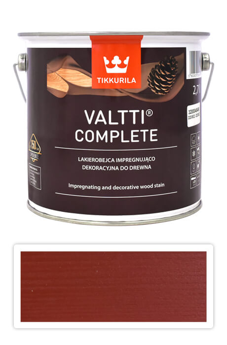 TIKKURILA Valtti Complete - matná tenkovrstvá lazura s ochranou proti UV záření 2.7 l Marja 5059 TIKKURILA