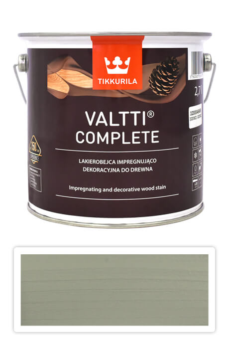 TIKKURILA Valtti Complete - matná tenkovrstvá lazura s ochranou proti UV záření 2.7 l Tuohi 5062 TIKKURILA