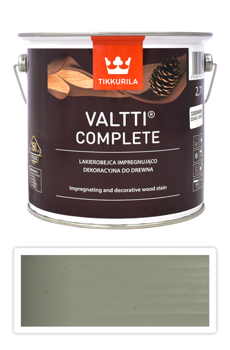 TIKKURILA Valtti Complete - matná tenkovrstvá lazura s ochranou proti UV záření 2.7 l Vasa 5080 TIKKURILA