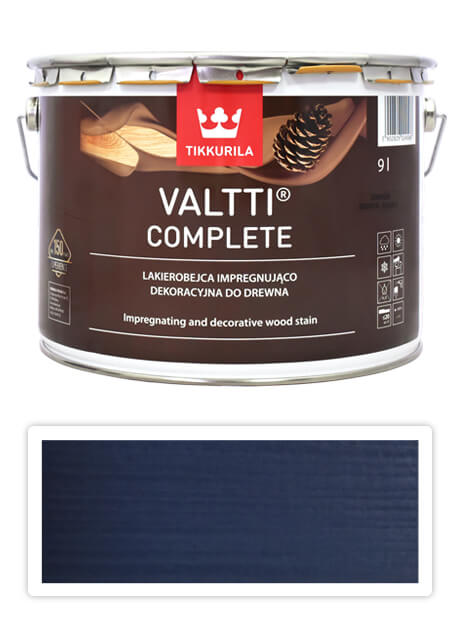 TIKKURILA Valtti Complete - matná tenkovrstvá lazura s ochranou proti UV záření 9 l Ilta 5085 TIKKURILA