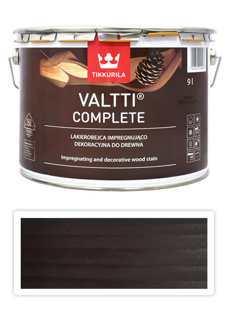 TIKKURILA Valtti Complete - matná tenkovrstvá lazura s ochranou proti UV záření 9 l Kanto 5077 TIKKURILA