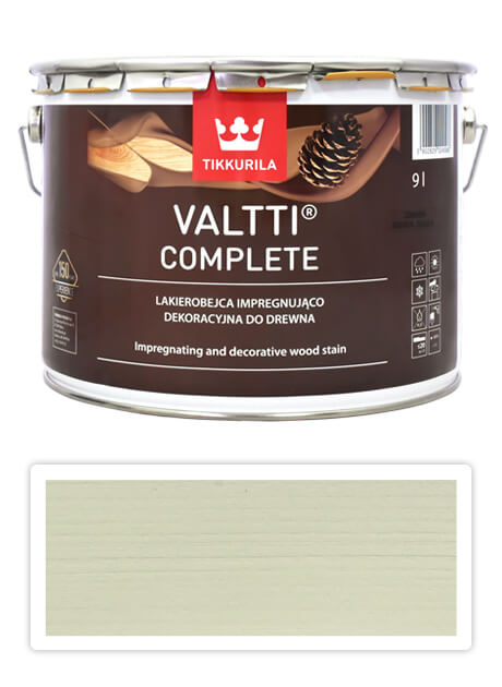 TIKKURILA Valtti Complete - matná tenkovrstvá lazura s ochranou proti UV záření 9 l Lumi 5060 TIKKURILA