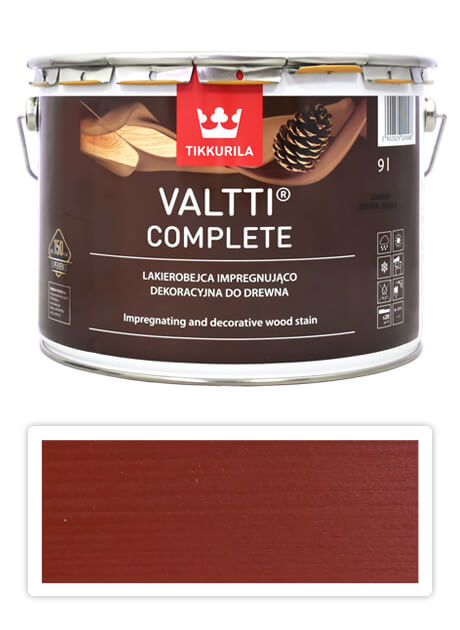 TIKKURILA Valtti Complete - matná tenkovrstvá lazura s ochranou proti UV záření 9 l Marja 5059 TIKKURILA