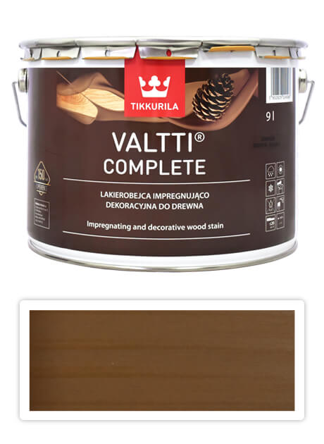 TIKKURILA Valtti Complete - matná tenkovrstvá lazura s ochranou proti UV záření 9 l Ruoko 5070 TIKKURILA