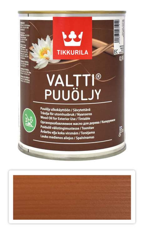 TIKKURILA Valtti wood oil - olej na terasy a nábytek 0.9 l Kantarelli 5054 TIKKURILA