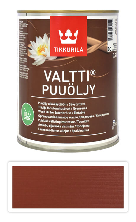 TIKKURILA Valtti wood oil - olej na terasy a nábytek 0.9 l Kettu 5056 TIKKURILA