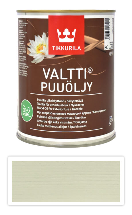 TIKKURILA Valtti wood oil - olej na terasy a nábytek 0.9 l Lumi 5060 TIKKURILA