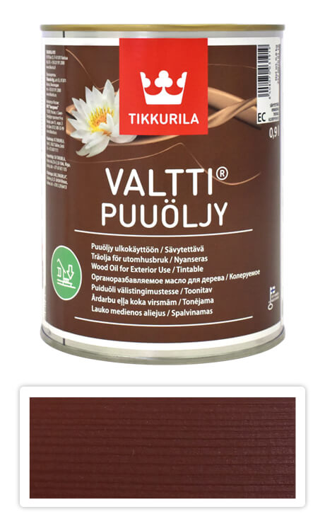 TIKKURILA Valtti wood oil - olej na terasy a nábytek 0.9 l Orava 5057 TIKKURILA