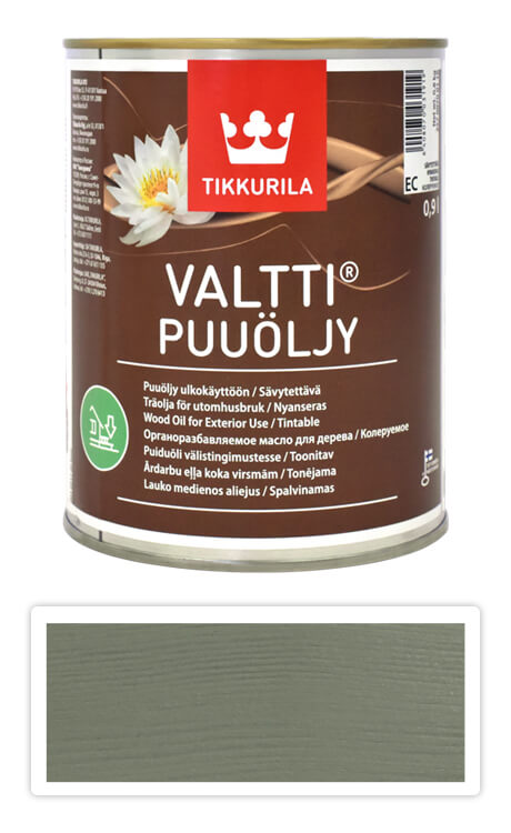 TIKKURILA Valtti wood oil - olej na terasy a nábytek 0.9 l Suvi 5065 TIKKURILA