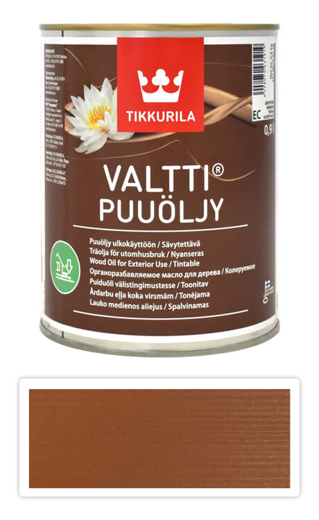 TIKKURILA Valtti wood oil - olej na terasy a nábytek 0.9 l Vahvero 5053 TIKKURILA