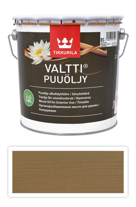 TIKKURILA Valtti wood oil - olej na terasy a nábytek 2.7 l Heinä 5064 TIKKURILA