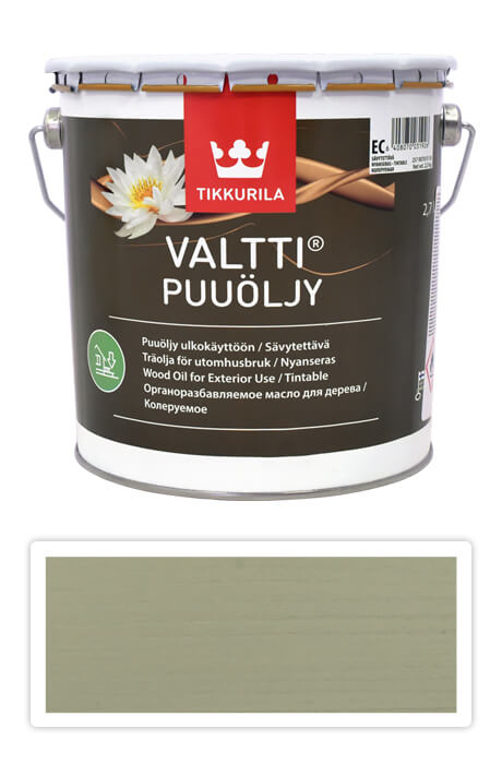 TIKKURILA Valtti wood oil - olej na terasy a nábytek 2.7 l Kaisla 5061 TIKKURILA