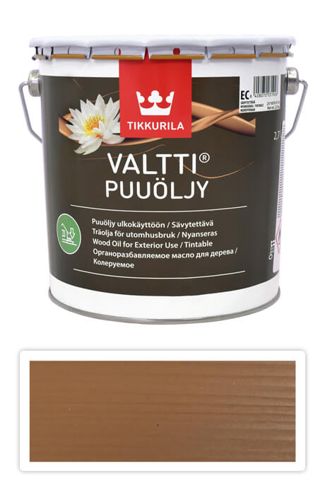 TIKKURILA Valtti wood oil - olej na terasy a nábytek 2.7 l Pihka 5051 TIKKURILA