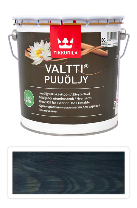 TIKKURILA Valtti wood oil - olej na terasy a nábytek 2.7 l Yö 5086 TIKKURILA