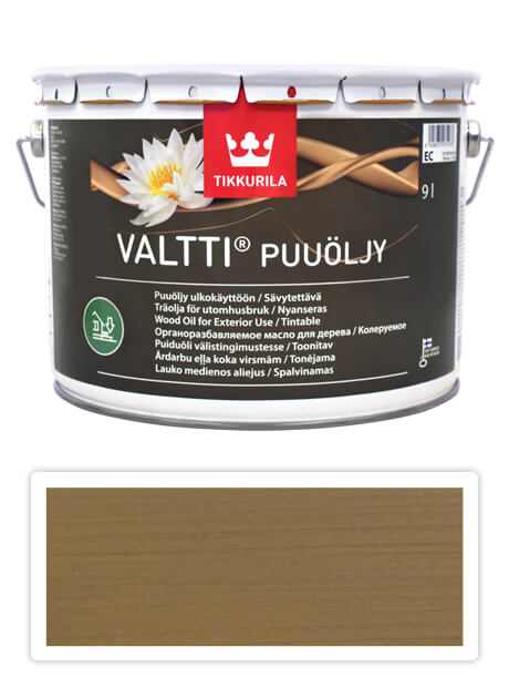 TIKKURILA Valtti wood oil - olej na terasy a nábytek 9 l Heinä 5064 TIKKURILA