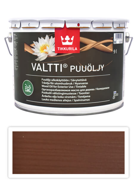 TIKKURILA Valtti wood oil - olej na terasy a nábytek 9 l Honka 5072 TIKKURILA