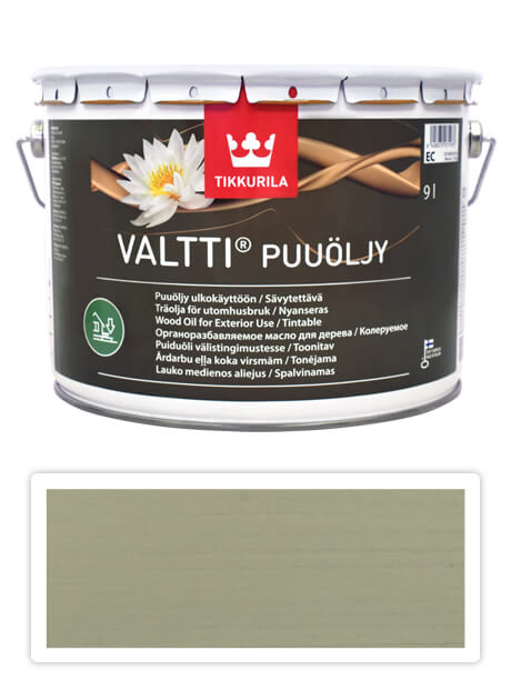 TIKKURILA Valtti wood oil - olej na terasy a nábytek 9 l Kaisla 5061 TIKKURILA