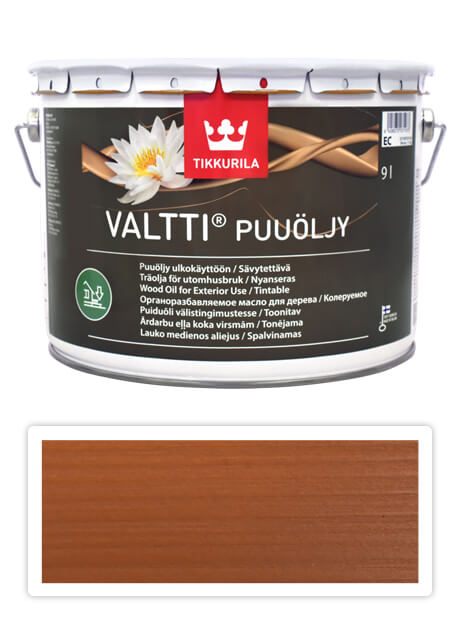 TIKKURILA Valtti wood oil - olej na terasy a nábytek 9 l Kantarelli 5054 TIKKURILA