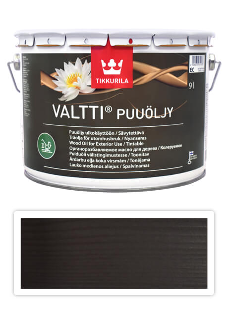 TIKKURILA Valtti wood oil - olej na terasy a nábytek 9 l Karhu 5074 TIKKURILA