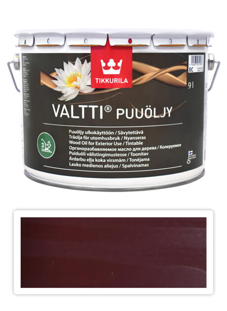 TIKKURILA Valtti wood oil - olej na terasy a nábytek 9 l Kihokki 5075 TIKKURILA