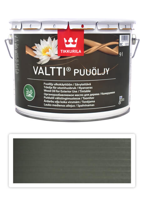 TIKKURILA Valtti wood oil - olej na terasy a nábytek 9 l Laavu 5082 TIKKURILA