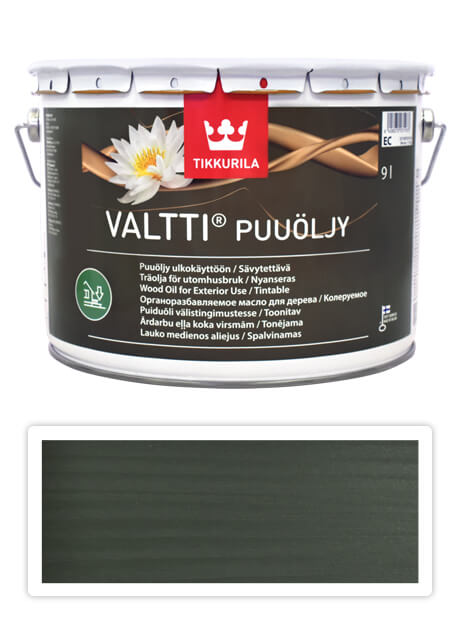 TIKKURILA Valtti wood oil - olej na terasy a nábytek 9 l Lehti 5066 TIKKURILA