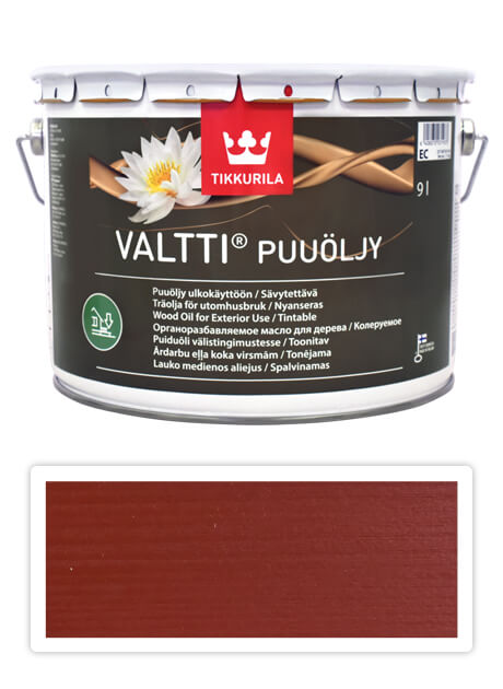 TIKKURILA Valtti wood oil - olej na terasy a nábytek 9 l Marja 5059 TIKKURILA