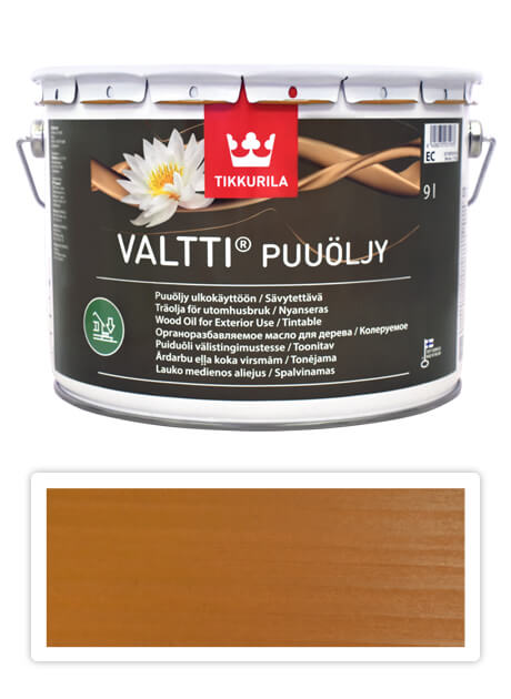 TIKKURILA Valtti wood oil - olej na terasy a nábytek 9 l Mesi 5050 TIKKURILA