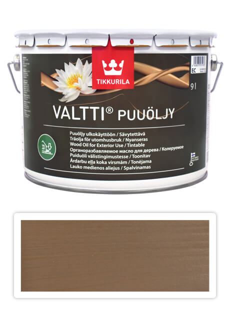 TIKKURILA Valtti wood oil - olej na terasy a nábytek 9 l Sora 5063 TIKKURILA