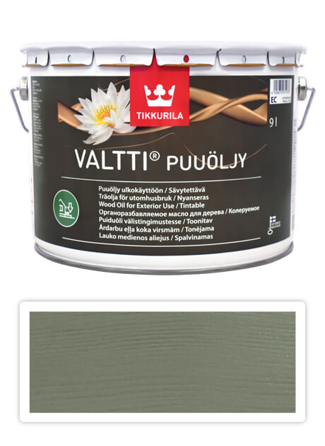 TIKKURILA Valtti wood oil - olej na terasy a nábytek 9 l Suvi 5065 TIKKURILA