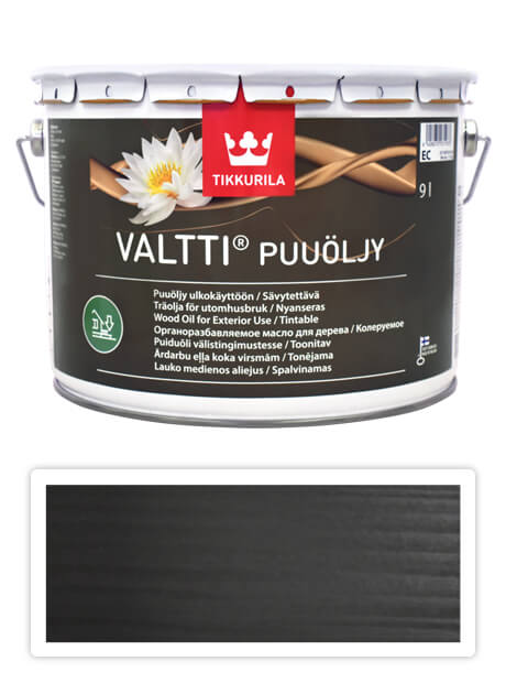 TIKKURILA Valtti wood oil - olej na terasy a nábytek 9 l Turve 5088 TIKKURILA