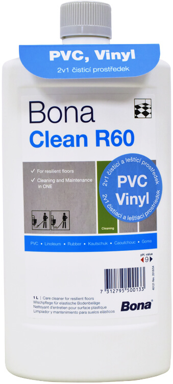 BONA Clean R60 - čisticí a ochranný prostředek na vinyl a PVC 2v1 1 l BONA