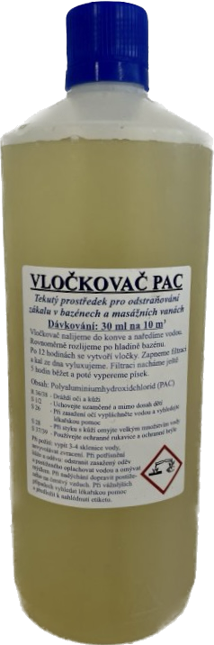 Poolservis Vločkovač 1l (Floccer - Flokul) - projasnění vody v bazénuPoolservis