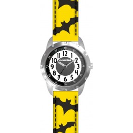 CLOCKODILE CWB0050 Svítící žluto-černé chlapecké dětské hodinky SUPERHEROCLOCKODILE