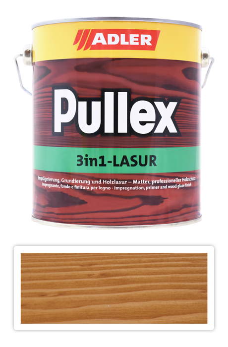 ADLER Pullex 3in1 Lasur - tenkovrstvá impregnační lazura 2.5 l Dub ADLER