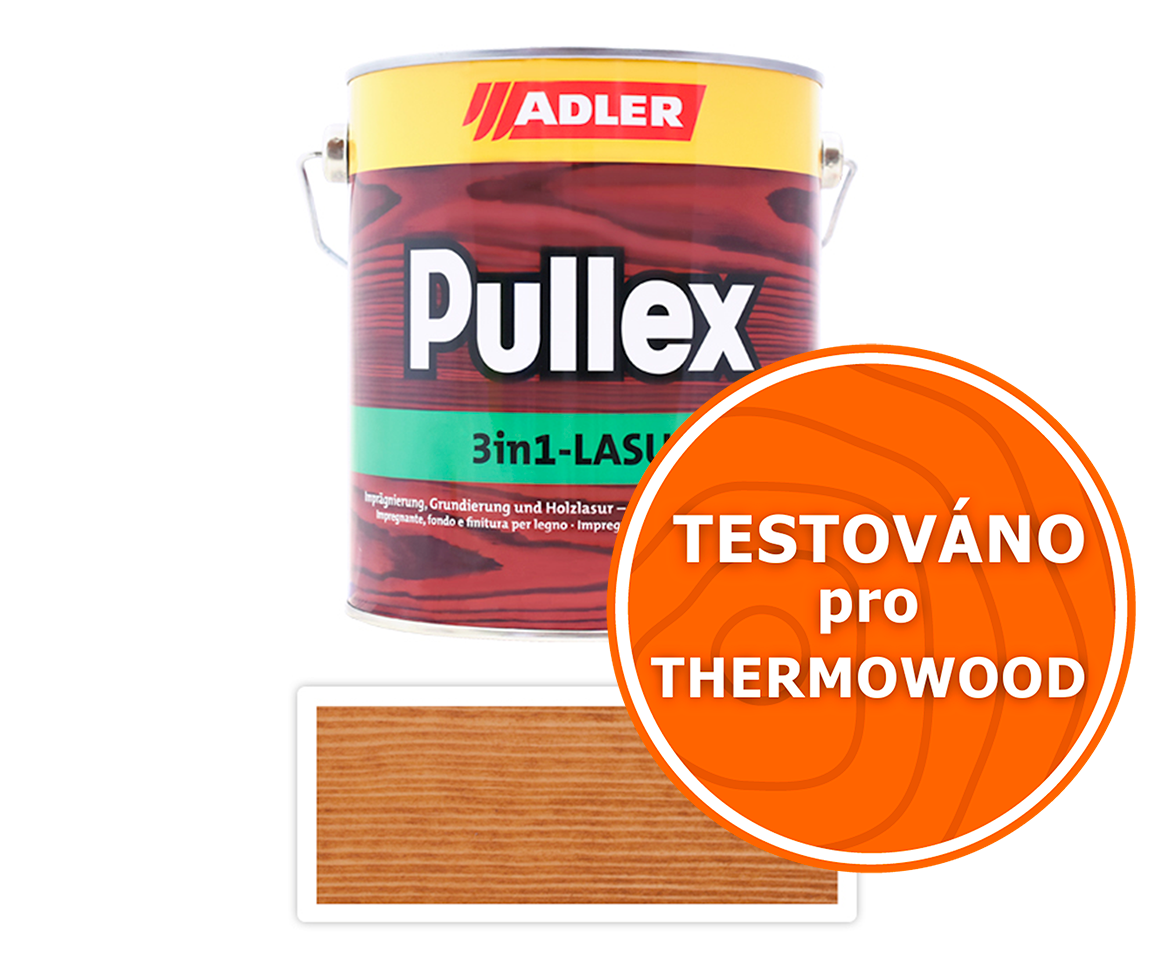 ADLER Pullex 3in1 Lasur - tenkovrstvá impregnační lazura 2.5 l Modřín ADLER