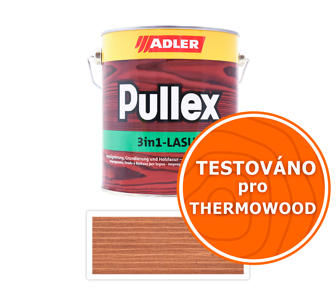 ADLER Pullex 3in1 Lasur - tenkovrstvá impregnační lazura 2.5 l Ořech ADLER