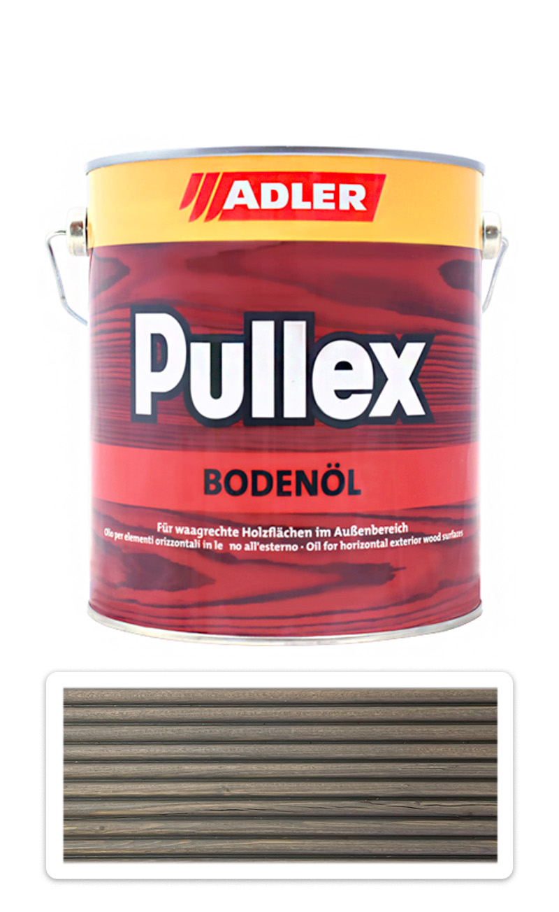 ADLER Pullex Bodenöl - terasový olej 2.5 l Šedý ADLER