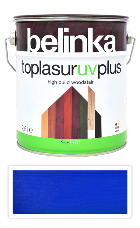 BELINKA Toplasur UV Plus - silnovrstvá lazura 2.5 l Modrá 72 BELINKA