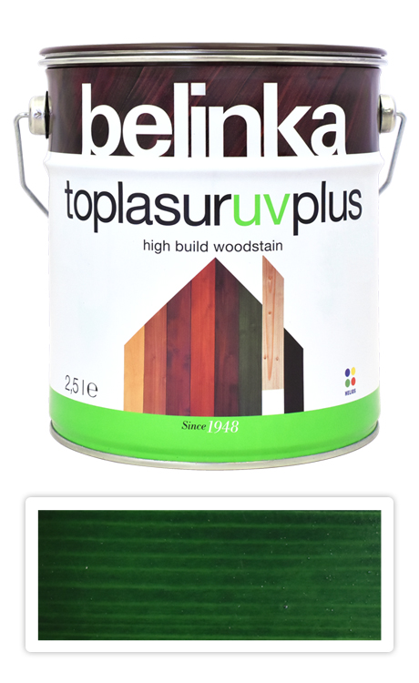 BELINKA Toplasur UV Plus - silnovrstvá lazura 2.5 l Zelená 19 BELINKA