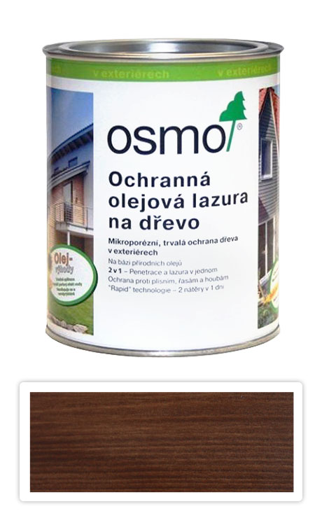 Ochranná olejová lazura OSMO 0.75l Palisandr OSMO