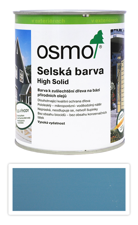 Selská barva OSMO 0.75l Holubí modř 2507 OSMO