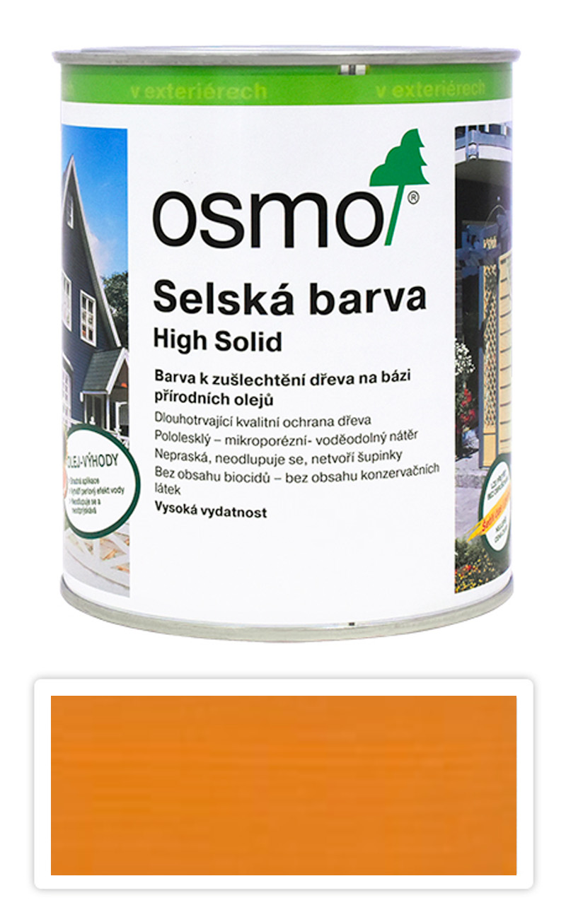 Selská barva OSMO 0.75l Smrkově žlutá 2203 OSMO