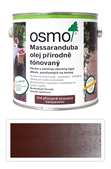 OSMO Speciální olej na terasy 2.5 l Massaranduba 014 OSMO