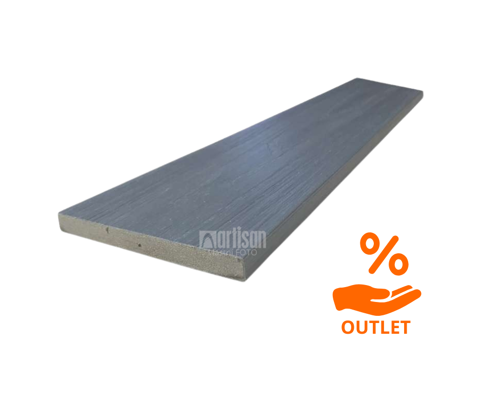 WPC dřevoplastové plotovky Dřevoplus Profi rovné 15x138x1500 Grey - ARTISAN OUTLET STRAKY AO49 - 7 ks Dřevoplus