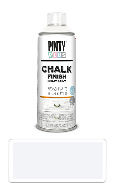 PINTYPLUS CHALK - křídová barva ve spreji na různé povrchy 400 ml Lomená bílá CK788 PINTYPLUS