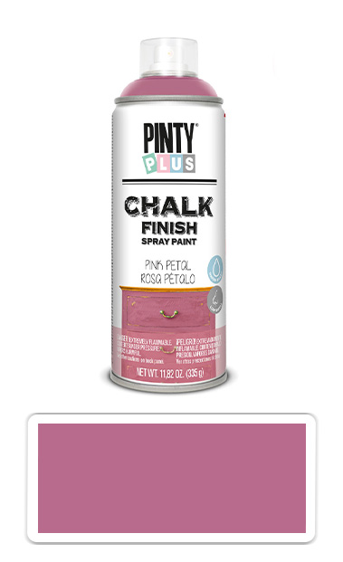 PINTYPLUS CHALK - křídová barva ve spreji na různé povrchy 400 ml Světlá růžová CK792 PINTYPLUS