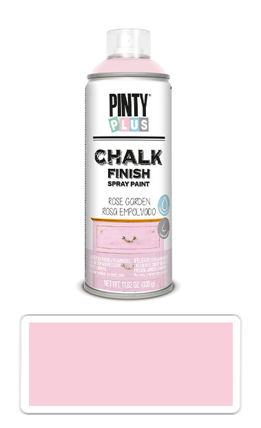 PINTYPLUS CHALK - křídová barva ve spreji na různé povrchy 400 ml Růžová CK793 PINTYPLUS